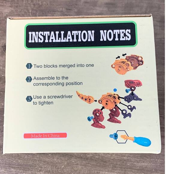 Dinosaur Toys Lot Take Apart with Drill Building Learning Set for Kids Boys - Picture 5 of 11